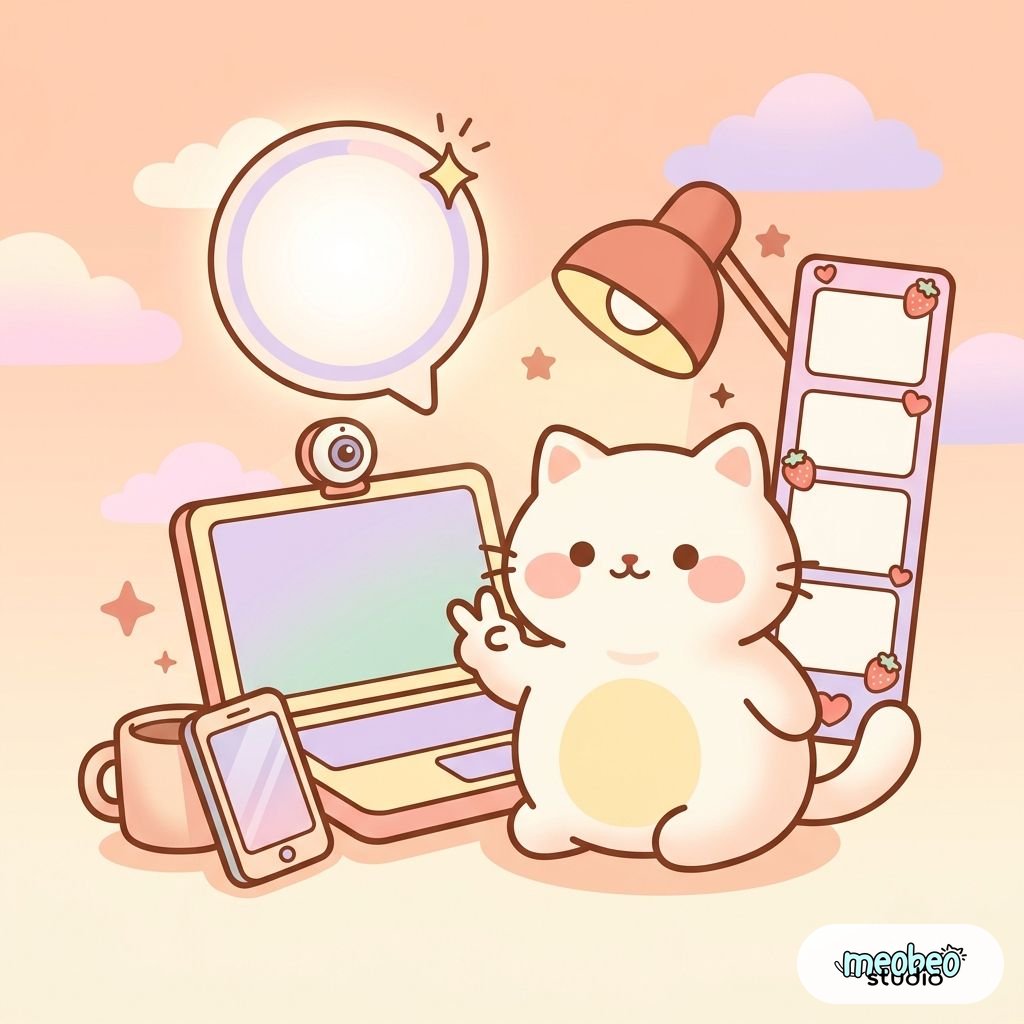 Cách chụp photobooth 4 ảnh dọc trên máy tính và điện thoại — chuẩn tiệm, miễn phí