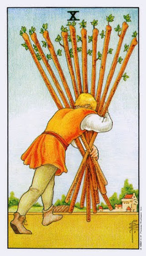 Lá Ten of Wands