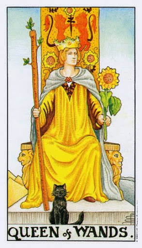 Lá Queen of Wands
