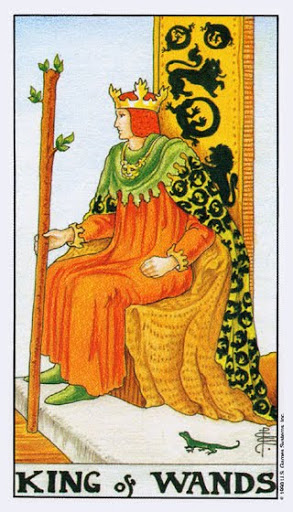 Lá King of Wands
