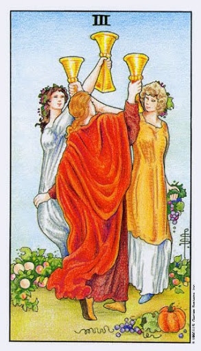 Lá Three of Cups