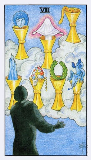 Lá Seven of Cups
