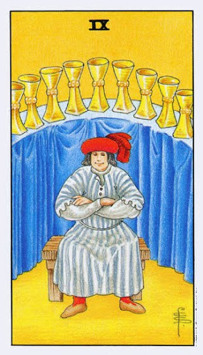 Lá Nine of Cups