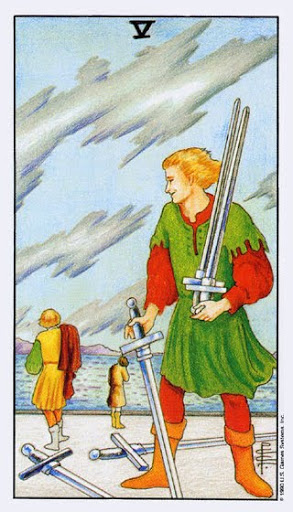Lá Five of Swords