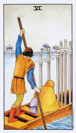 Lá Six of Swords