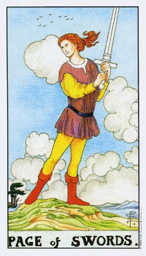 Lá Page of Swords