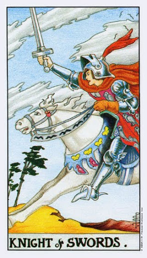 Lá Knight of Swords