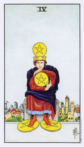 Lá Four of Pentacles