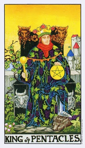 Lá King of Pentacles