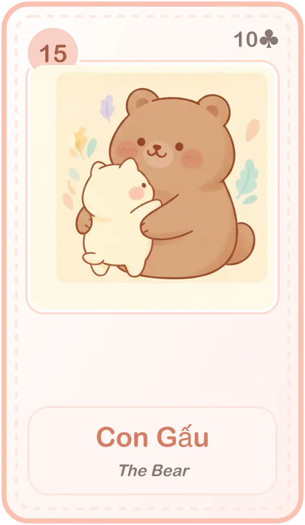Lá bài Lenormand Con Gấu (The Bear)