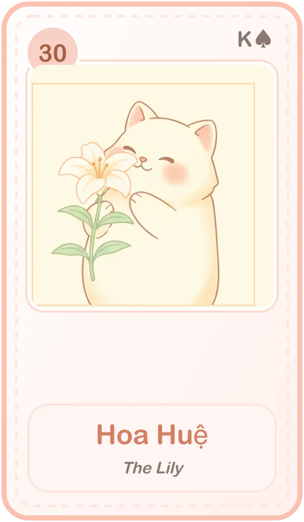 Lá Hoa Huệ (The Lily) trong bài Lenormand
