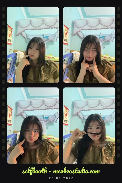 Cuộn phim ảnh chụp tại Selfbooth Mèo Béo Studio
