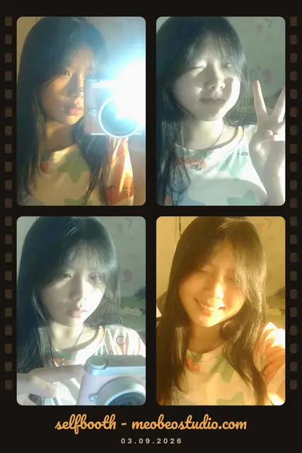 Cuộn phim ảnh chụp tại Selfbooth Mèo Béo Studio