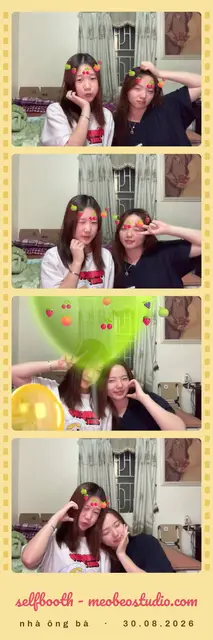 Cuộn phim ảnh chụp tại Selfbooth Mèo Béo Studio