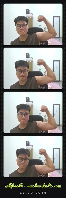 Cuộn phim ảnh chụp tại Selfbooth Mèo Béo Studio