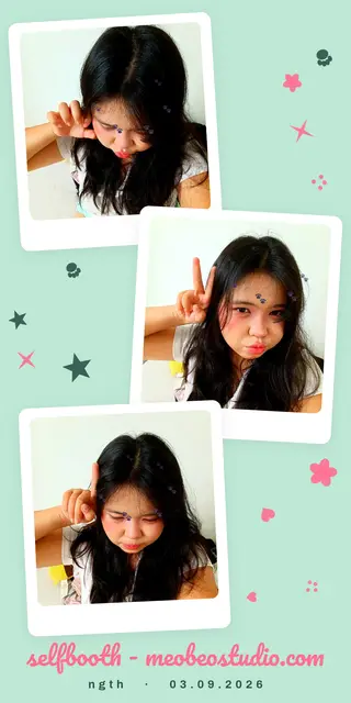 Cuộn phim ảnh chụp tại Selfbooth Mèo Béo Studio