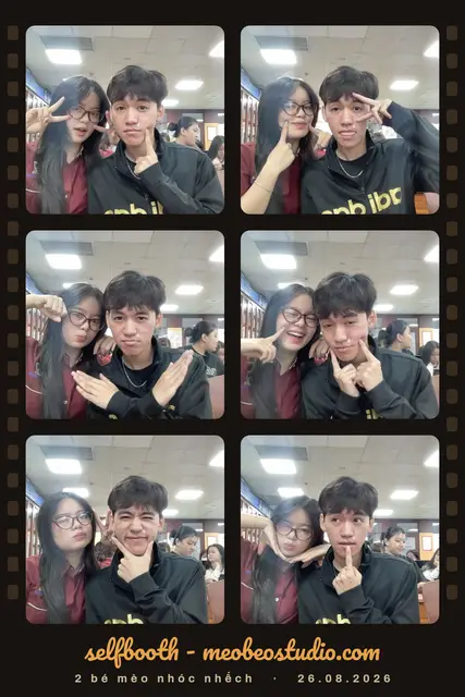 Cuộn phim ảnh chụp tại Selfbooth Mèo Béo Studio