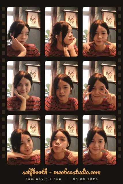 Cuộn phim ảnh chụp tại Selfbooth Mèo Béo Studio