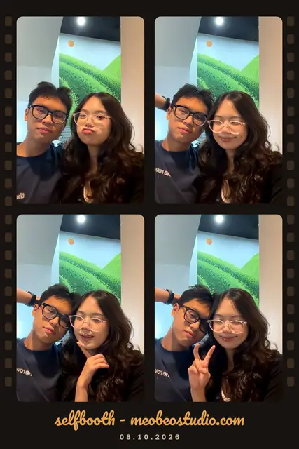 Cuộn phim ảnh chụp tại Selfbooth Mèo Béo Studio