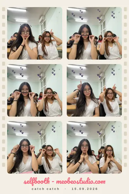 Cuộn phim ảnh chụp tại Selfbooth Mèo Béo Studio