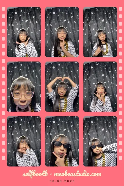 Cuộn phim ảnh chụp tại Selfbooth Mèo Béo Studio