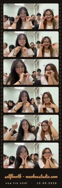 Cuộn phim ảnh chụp tại Selfbooth Mèo Béo Studio