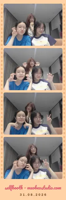 Cuộn phim ảnh chụp tại Selfbooth Mèo Béo Studio