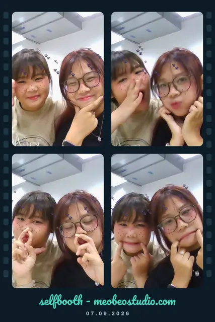 Cuộn phim ảnh chụp tại Selfbooth Mèo Béo Studio