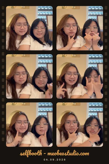 Cuộn phim ảnh chụp tại Selfbooth Mèo Béo Studio