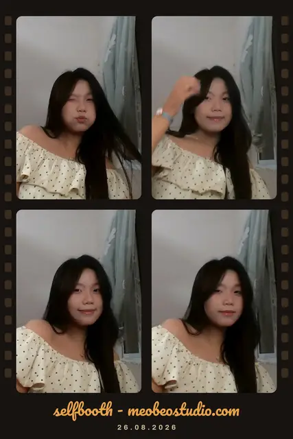 Cuộn phim ảnh chụp tại Selfbooth Mèo Béo Studio