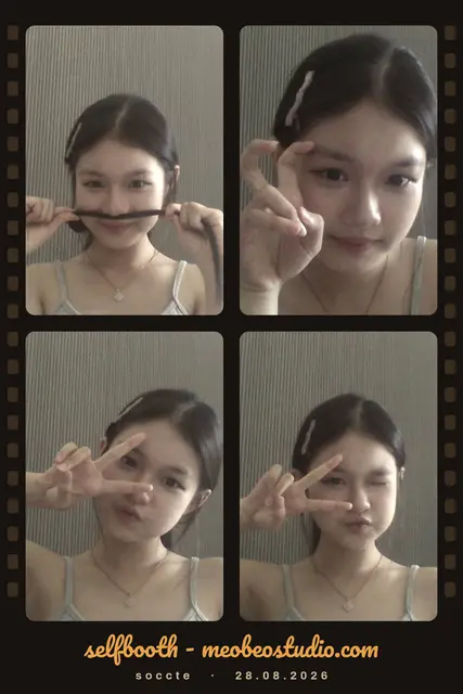 Cuộn phim ảnh chụp tại Selfbooth Mèo Béo Studio
