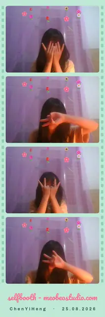 Cuộn phim ảnh chụp tại Selfbooth Mèo Béo Studio