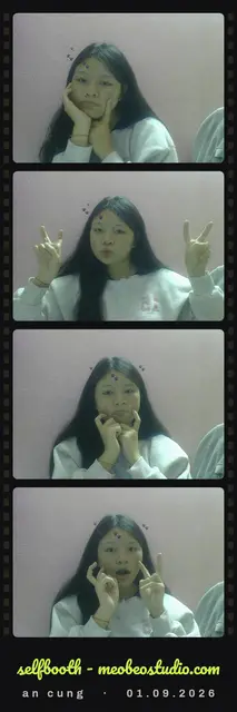Cuộn phim ảnh chụp tại Selfbooth Mèo Béo Studio