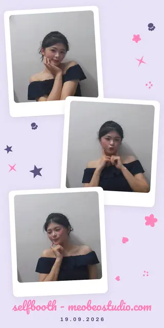 Cuộn phim ảnh chụp tại Selfbooth Mèo Béo Studio