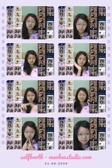Cuộn phim ảnh chụp tại Selfbooth Mèo Béo Studio