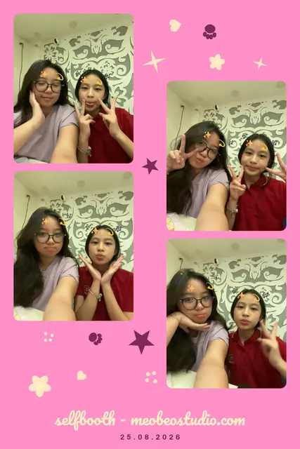Cuộn phim ảnh chụp tại Selfbooth Mèo Béo Studio