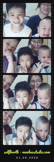 Cuộn phim ảnh chụp tại Selfbooth Mèo Béo Studio