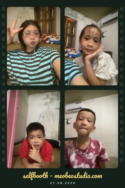 Cuộn phim ảnh chụp tại Selfbooth Mèo Béo Studio