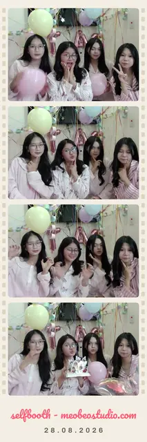 Cuộn phim ảnh chụp tại Selfbooth Mèo Béo Studio