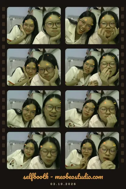 Cuộn phim ảnh chụp tại Selfbooth Mèo Béo Studio