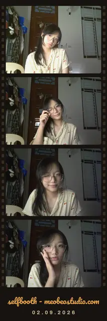 Cuộn phim ảnh chụp tại Selfbooth Mèo Béo Studio